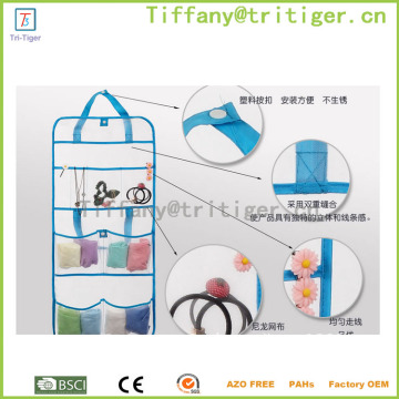 Hanging Mesh Storage Bags Organizer with 6 Compartments for Kids Toy Storage/hanging Mesh Organizer