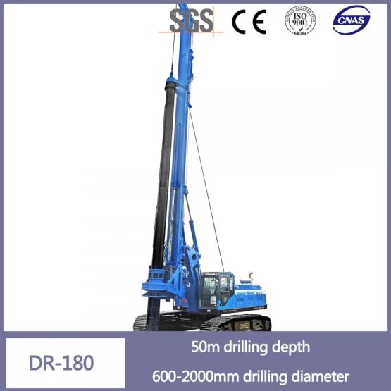 Stable Performance Hydraulic Rotary Pile Drilling Rig