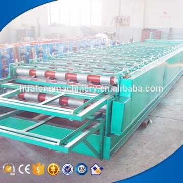 Best discount roof sheet roof panel double layer roll forming machine