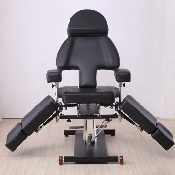 Multifunctional black color tattoo chairs/tattoo beds