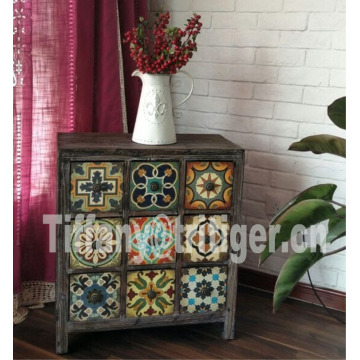 Wholesale Vintage Shabby Home Furniture Used Wooden Storage Cabinet