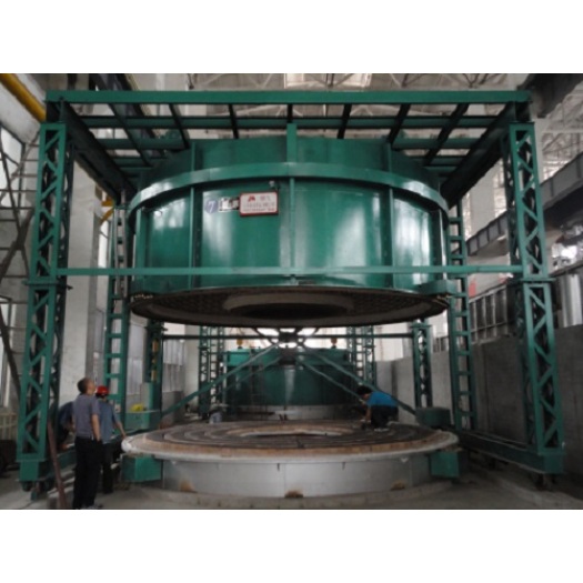 Full-fiber automatic bell type resistance furnace