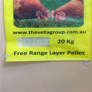 20kg pp woven packaging bag with gusset