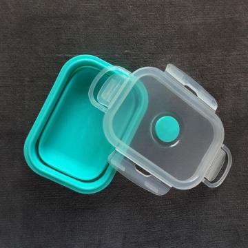 Silicone containers bento sealed storage box