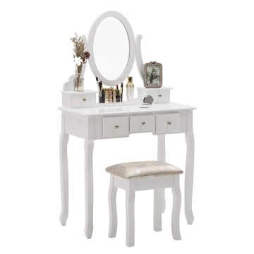 Simple Modern Dressing Table with Mirrors