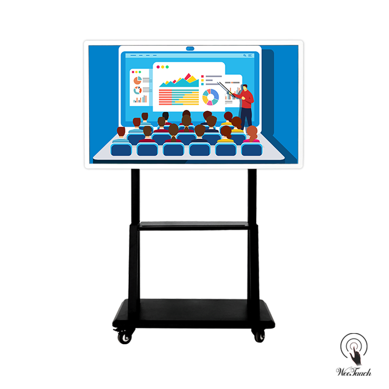 55 inches smart LCD panel with mobile stand