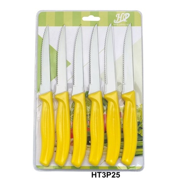 goods serrated steak knives set