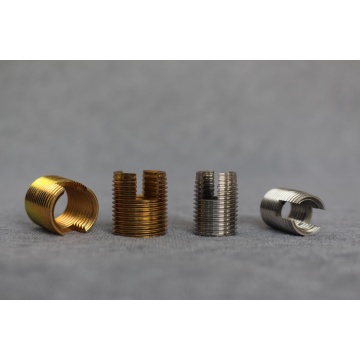 Color zinc plated steel Self-tapping threaded inserts