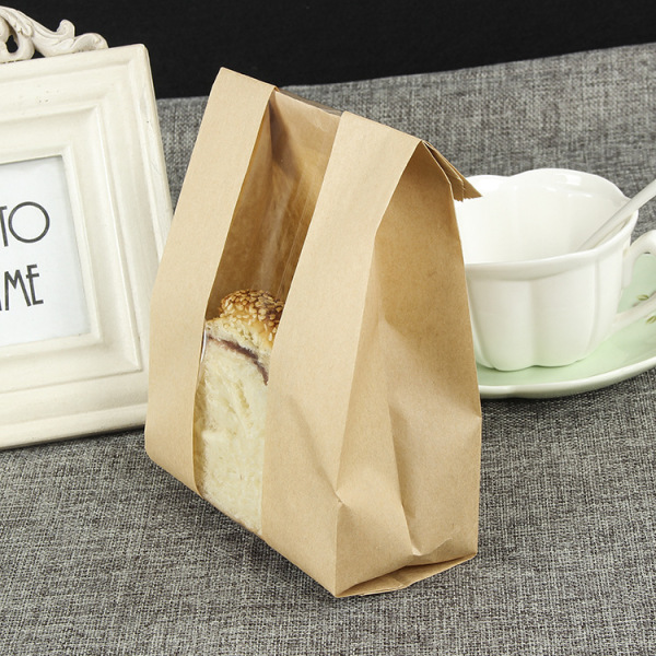 bakery shop bread packing paper bag