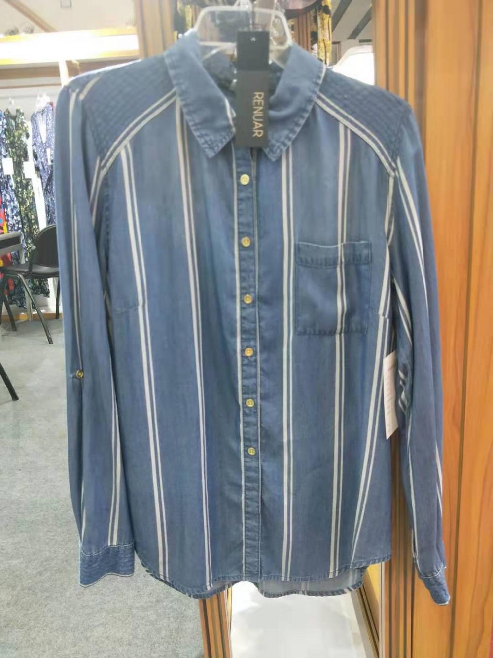 Customized Stripe Denim Shirt