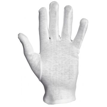 Parade White Cotton Gloves