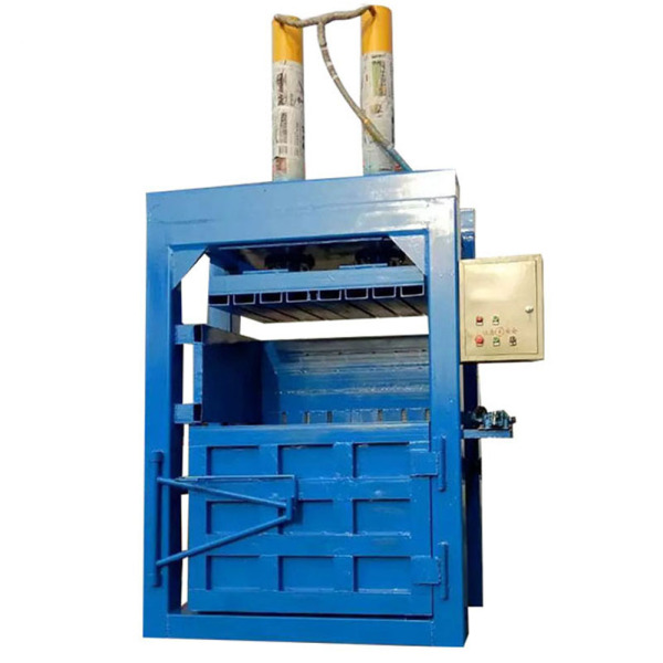 Aluminum can baling press compactor machine