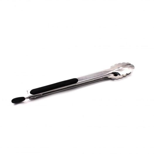 stainless steel food service tongs