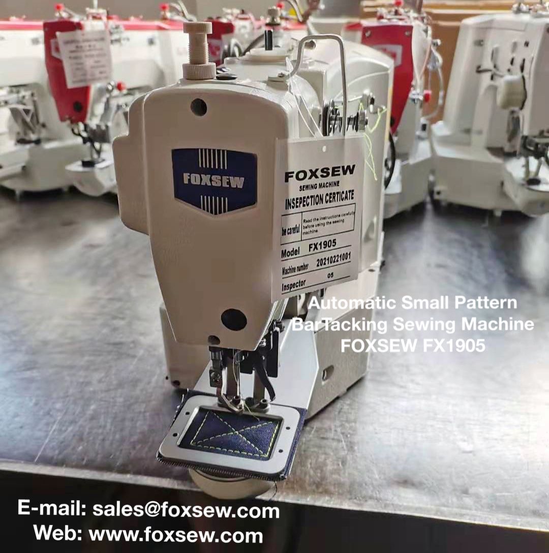 Automatic Small Pattern BarTacking Sewing Machine FOXSEW FX1905 -1