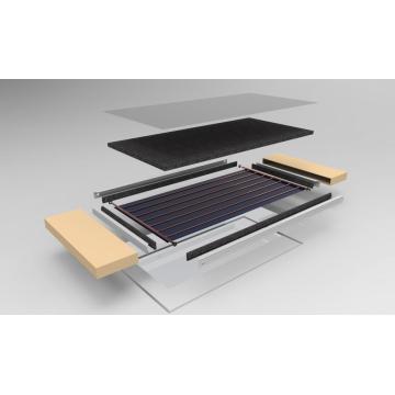 High efficient flat plate solar collector