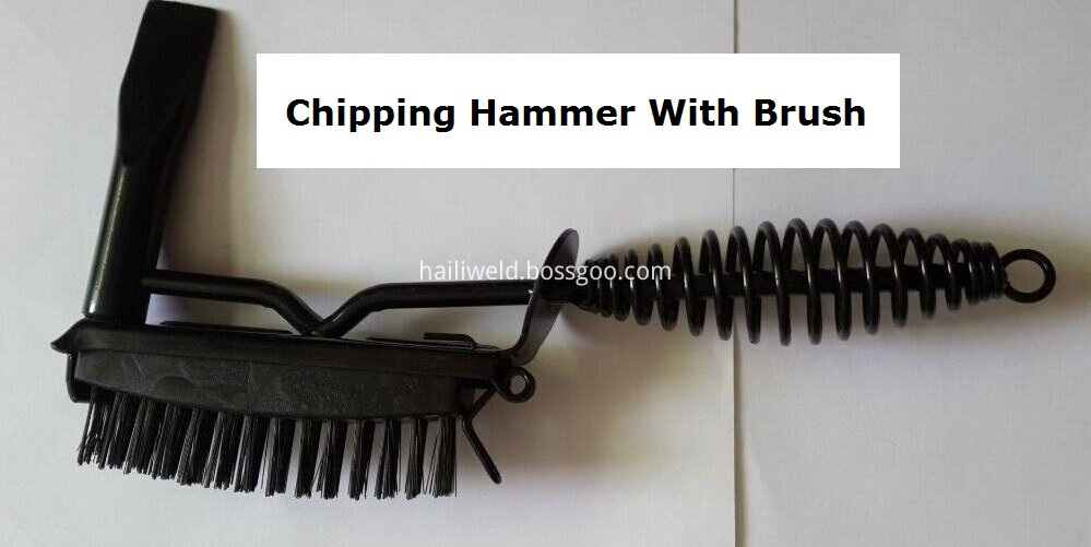 chipping hammer with wire brush 