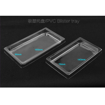 Plastic insert tray phone case box