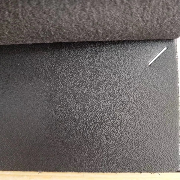Embossing faux nonwoven fabric pu leather