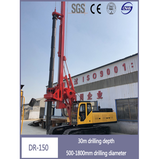 Hole Drilling Crawler High Pressure Pile Driver DR-150