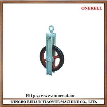 mounted pulleys for wire rope