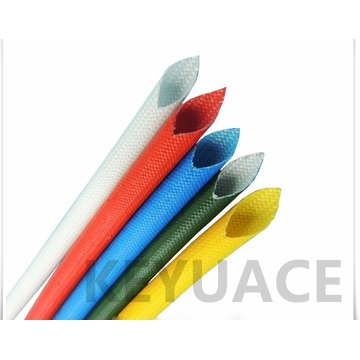 Silicone Coated Fiberglass Braid Sleeve for Cable Insulation
