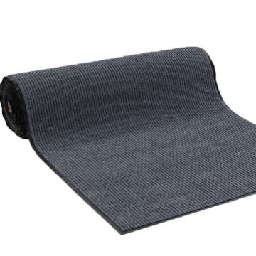 Factory supply 100% polyester twin ribbed door mat
