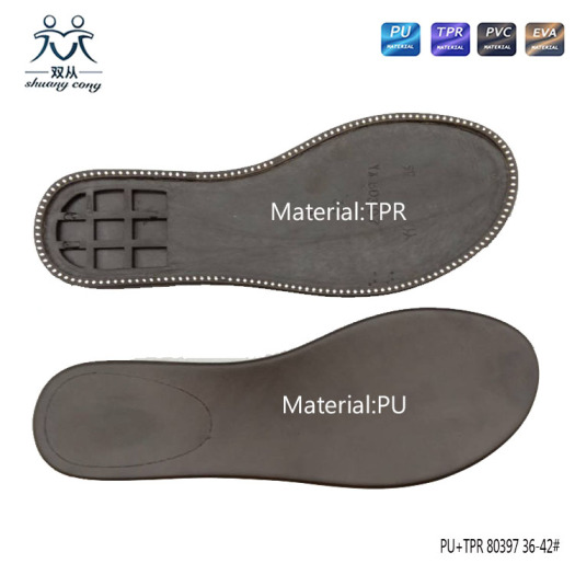 PU and TPR shoe sole