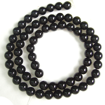 6MM Black Onyx Round Beads 16
