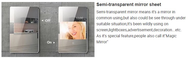Semi-transparent Mirror