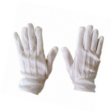 Marching Band Uniform Cotton Gloves Military Parade White