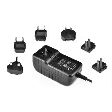 International detachable plug switching power adapter