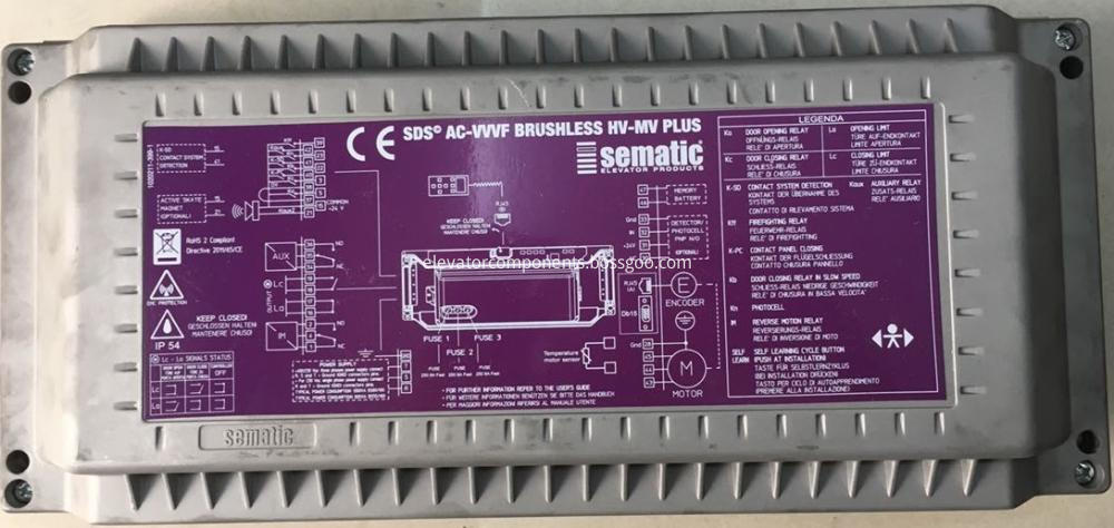 Sematic Car Door Operator Controller SDS AC-VVVF BRUSHLESS HV-MV PLUS