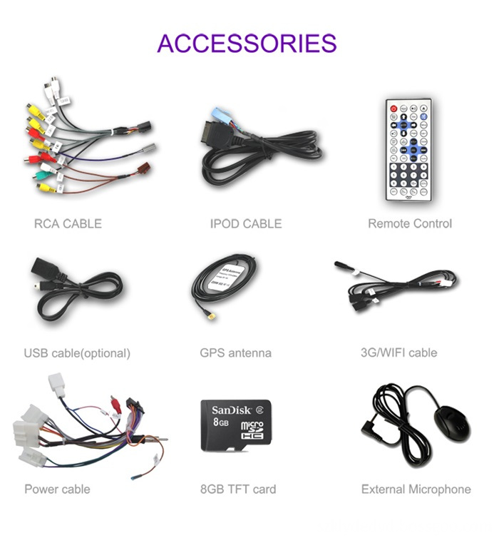 Car accessories for Yaris Android Car DVD
