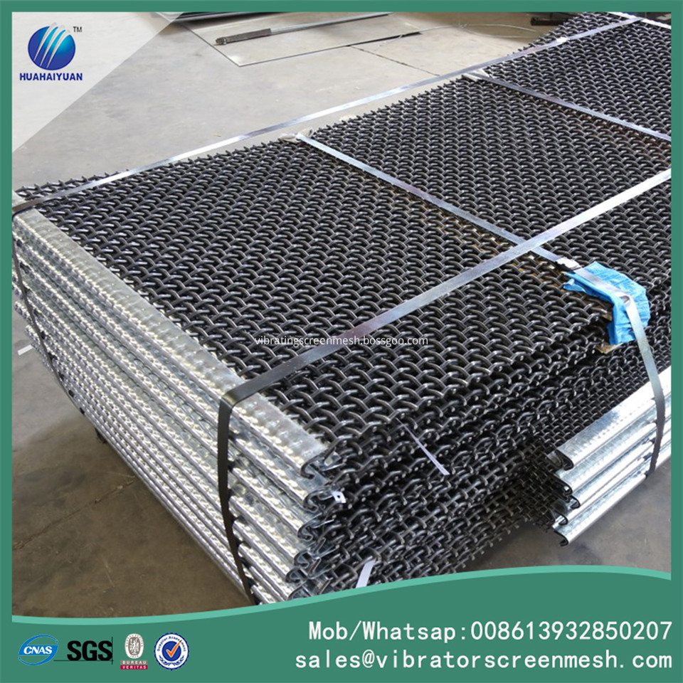 Spring Steel Wire Mesh With Bend Cover