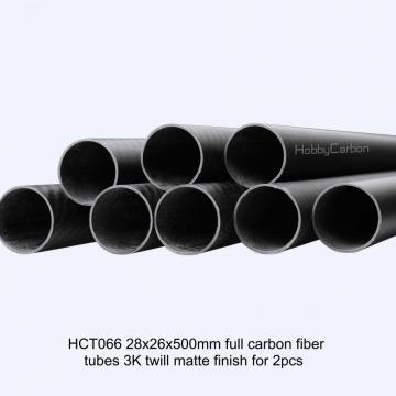 Hobbycarbon 1400mm 100% 3k carbon fiber tube