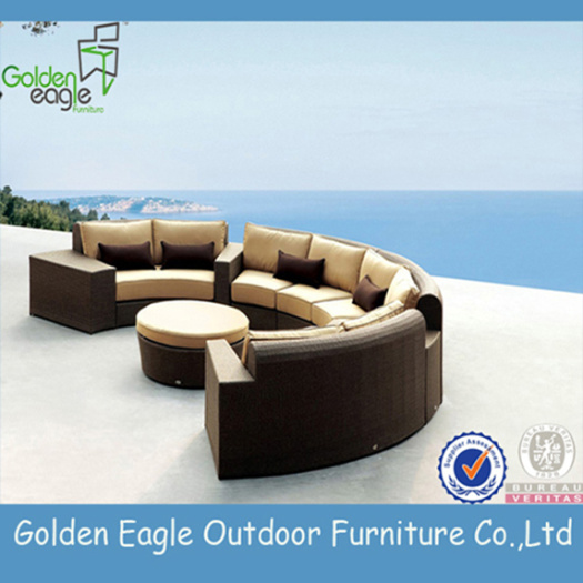 Leisure Sofa Set with Durable Uv-resistant Wicker