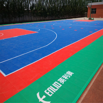 Modular Interlocking Court Tiles Basketball Flooring
