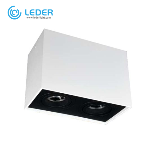 LEDER White Rectangular Bright 3W LED Downlight