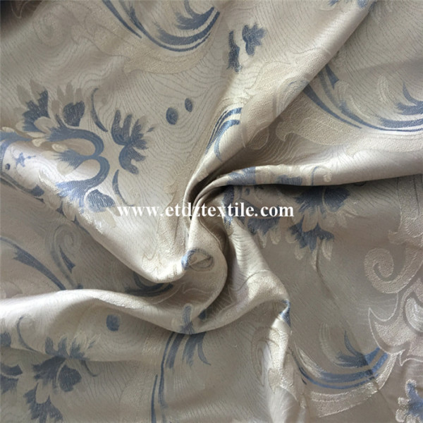 Bright Jacquard Polyester Curtain