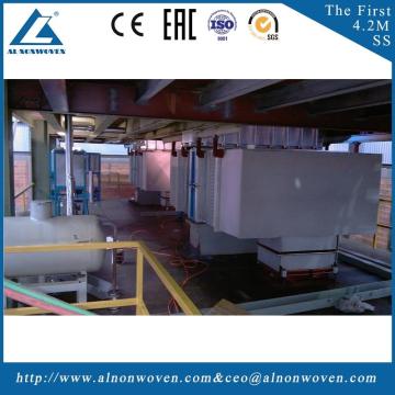 High speed AL-1600 SS 1600mm pp non woven fabric making machine for wholesales