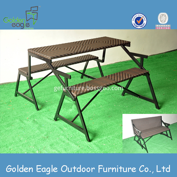 Aluminum Patio PE Wicker Furniture