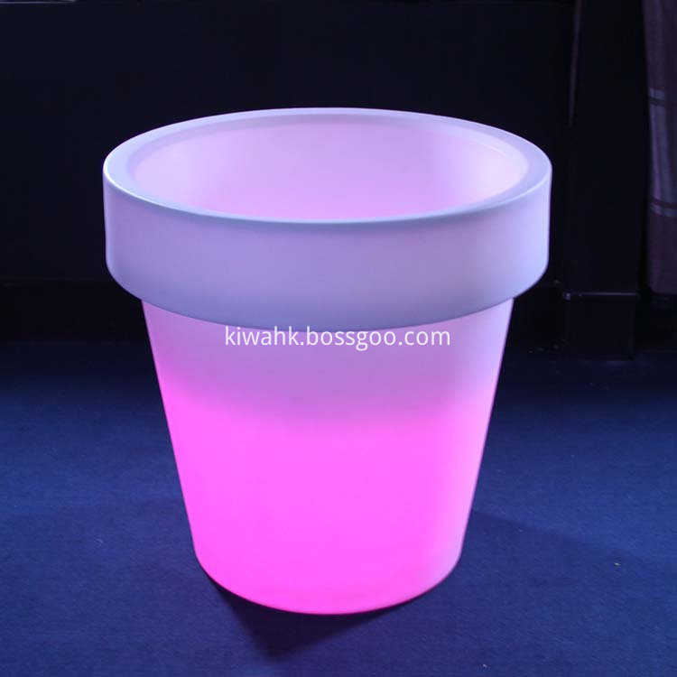Outdoor Ice Bucket Mini Led Flower Pot