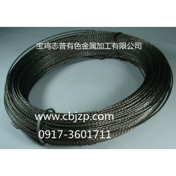 Tungsten wire rope soft shaft single crystal furnace