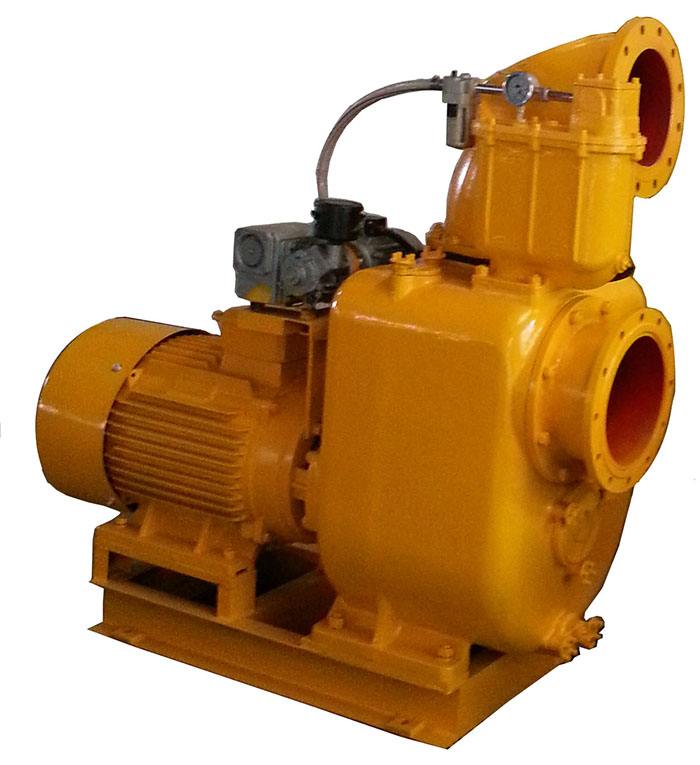 Powerful self-priming pump with vacuum assist system 2