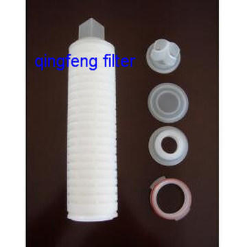 Water Filter Cartridges PTFE  Pleated Polymer Membrane