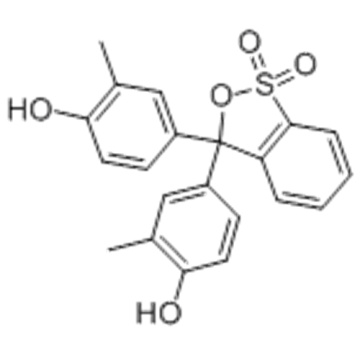 Phenol,4,4'-(1,1-dioxido-3H-2,1-benzoxathiol-3-ylidene)bis[2-methyl- CAS 1733-12-6
