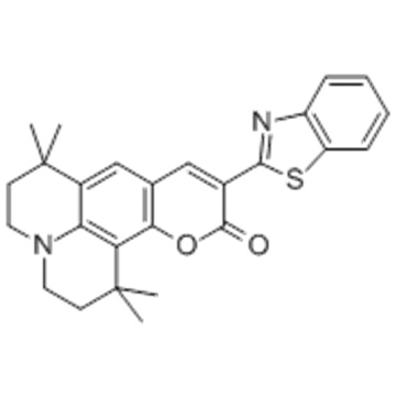 10-(2-Benzothiazolyl)-2,3,6,7-tetrahydro-1,1,7,7-tetramethyl-1H,5H,11H-(1)benzopyropyrano(6,7-8-I,j)quinolizin-11-one
CAS No.:155306-71-1 CAS 155306-71-1