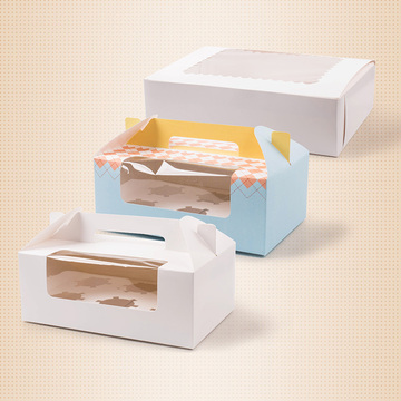 Mini Single Cupcake Package Box With Window
