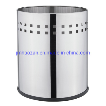 Stainless Steel Confetti Trash Bins Without Lid, Dustbin