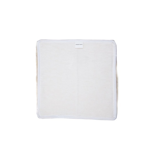 Pressure relief sheepskin pad guarding against bedsore